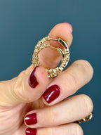 Natural Diamond Pear Shaped Hoops 14k Yellow Gold