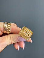 Vintage Gold Ornate Ring 14k Gold