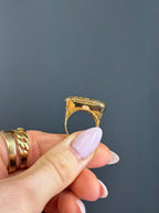 Vintage Gold Ornate Ring 14k Gold