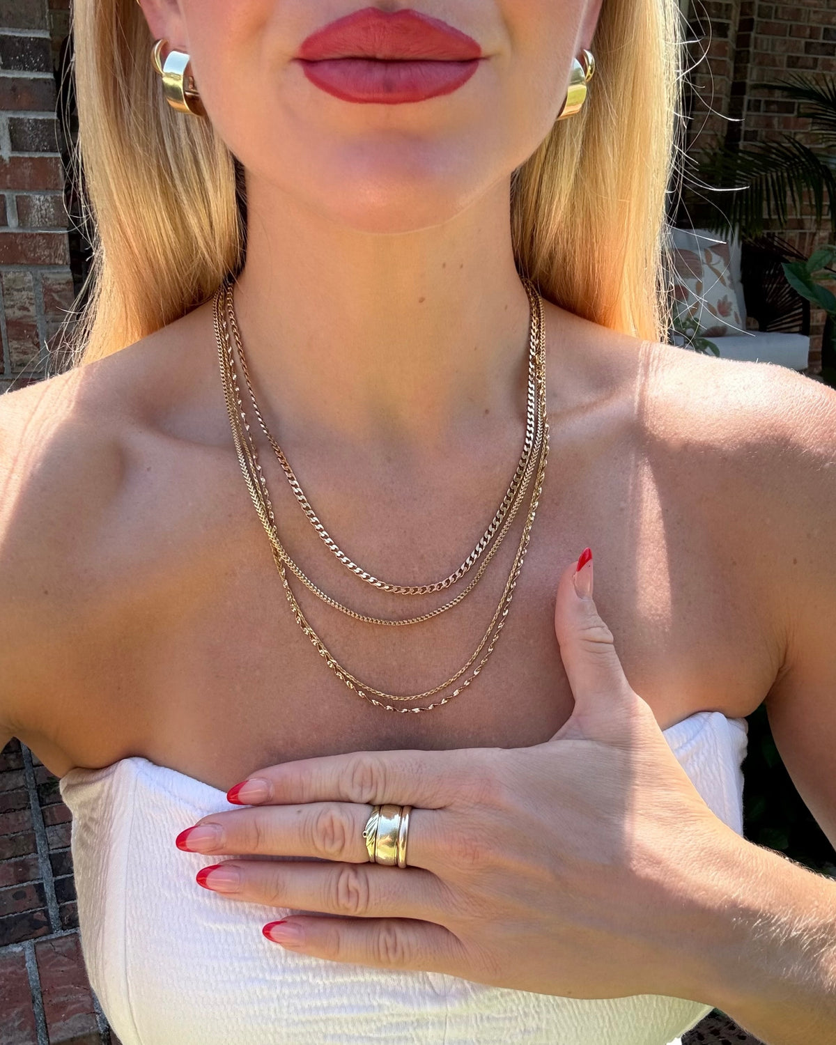 Estate 10k Yellow Gold Foxtail Chain